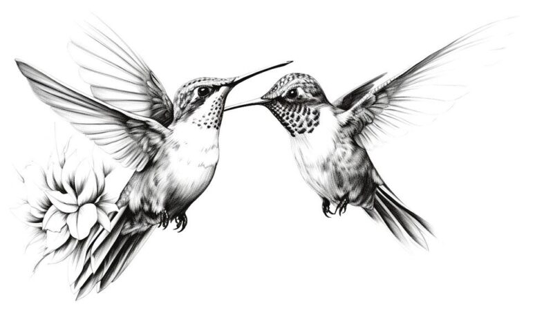 Tatuaż koliber – znaczenie i symbolika motywu