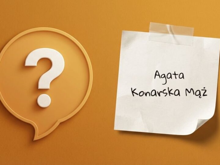 Agata Konarska – mąż i życie rodzinne